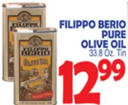 Bravo Supermarkets FILIPPO BERIO PURE OLIVE OIL offer