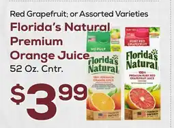 DeCicco & Sons Florida's Natural Premium Orange Juice offer