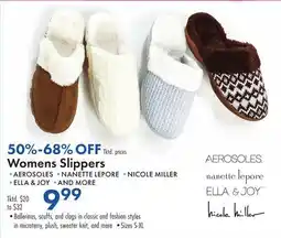 Boscov's Womens Slippers offer