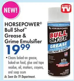 Boscov's HORSEPOWER Bull Shot Grease & Grime Emulsifier offer