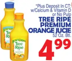 Bravo Supermarkets TREE RIPE PREMIUM ORANGE JUCIE offer