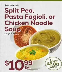 DeCicco & Sons Split Pea, Pasta Fagioli, or Chicken Noodle Soup offer
