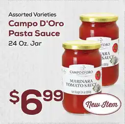 DeCicco & Sons Campo D'Oro Pasta Sauce offer