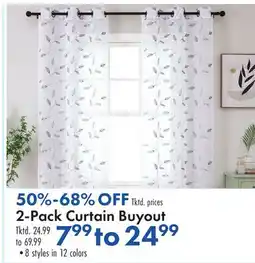Boscov's 2-Pack Curtain Buyout offer