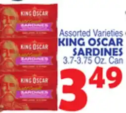 Bravo Supermarkets KING OSCAR SARDINES offer