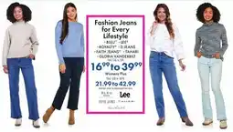 Boscov's Fashion Jeans for Every Lifestyle offer