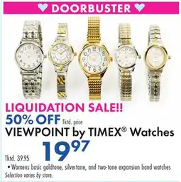Boscov's VIEWPOINT by TIMEX Watches offer