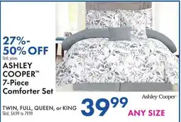 Boscov's ASHLEY COOPER 7-Piece Comforter Set offer