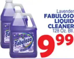Bravo Supermarkets FABULOSO LIQUID CLEANER offer