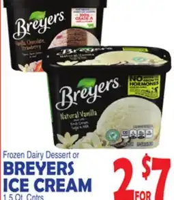 Bravo Supermarkets BREYERS ICE CREAM offer