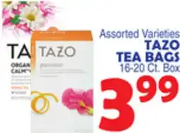 Bravo Supermarkets TAZO TEA BAGS offer