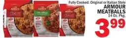 Bravo Supermarkets ARMOUR MEATBALLS offer