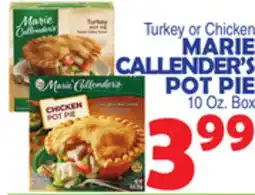 Bravo Supermarkets MARIE CALLENDER'S POT PIE offer