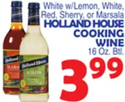 Bravo Supermarkets HOLLAND HOUSE COOKING WINE offer