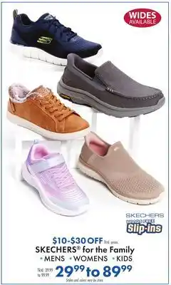 Boscov's SKECHERS for the Family offer