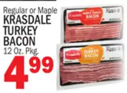 Bravo Supermarkets KRASDALE TURKEY BACON offer