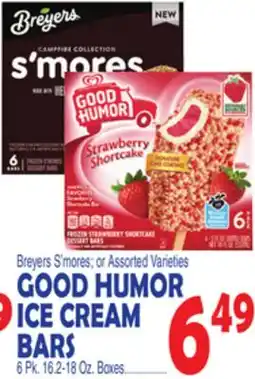 Bravo Supermarkets GOOD HUMOR ICE CREAM BARS offer