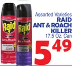 Bravo Supermarkets RAID ANT & ROACH KILLER offer