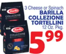 Bravo Supermarkets BARILLA COLLEZIONE TORTELLINI offer