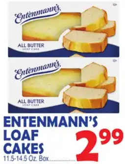 Bravo Supermarkets ENTENMANN'S LOAF CAKES offer