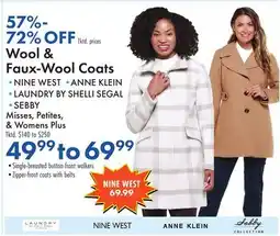 Boscov's Wool & Faux-Wool Coats offer