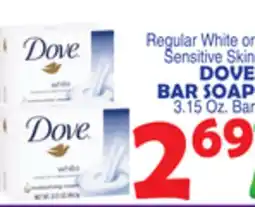 Bravo Supermarkets DOVE BAR SOAP offer