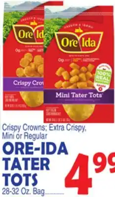 Bravo Supermarkets ORE-IDA TATER TOTS offer