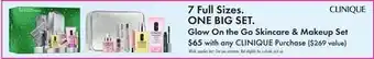 Boscov's Glow On Go Skincare & Makeup Set offer
