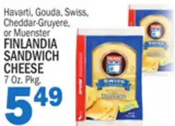 Bravo Supermarkets FINLANDIA SANDWICH CHEESE offer