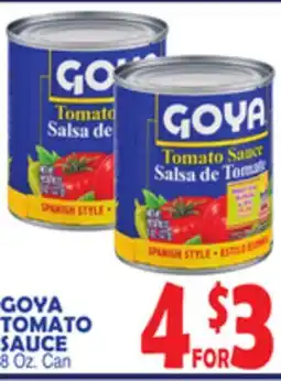 Bravo Supermarkets GOYA TOMATO SAUCE offer