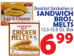 Bravo Supermarkets SANDWICH BROS. MELTS offer