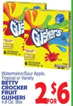 Bravo Supermarkets BETTY CROCKER FRUIT GUSHERS offer