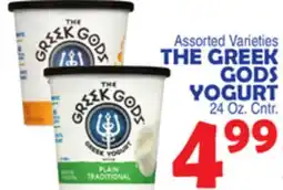 Bravo Supermarkets THE GREEK GODS YOGURT offer
