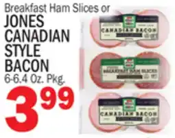 Bravo Supermarkets JONES CANADIAN STYLE BACON offer