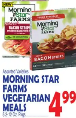 Bravo Supermarkets MORNING STAR FARMS VEGETARIAN MEALS offer