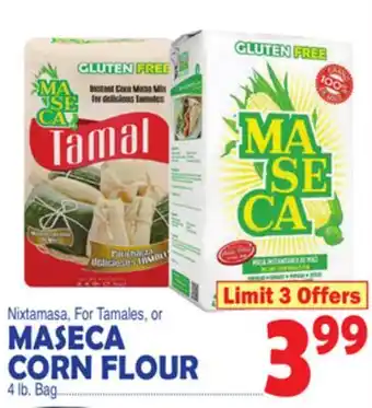 Bravo Supermarkets MASECA CORN FLOUR offer