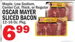 Bravo Supermarkets OSCAR MAYER SLICED BACON 12-16 Oz. Pkg offer