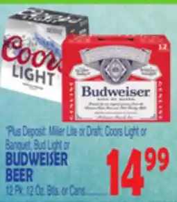 Bravo Supermarkets BUDWEISER BEER offer