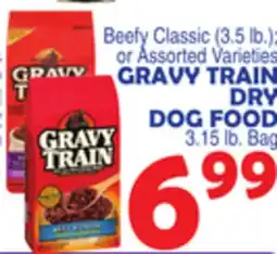 Bravo Supermarkets GRAVY TRAIN DRY DOG FOOD 3.15 lb. Bag offer