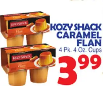 Bravo Supermarkets KOZY SHACK CARAMEL FLAN offer