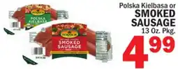 Bravo Supermarkets SMOKED SAUSAGE offer