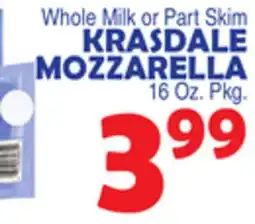 Bravo Supermarkets KRASDALE MOZZARELLA offer