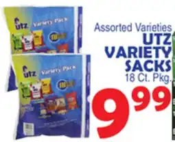 Bravo Supermarkets UTZ VARIETY SACKS 18 Ct. Pkg offer