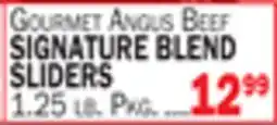 Bravo Supermarkets SIGNATURE BLEND SLIDERS offer