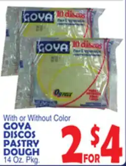 Bravo Supermarkets GOYA DISCOS PASTRY DOUGH offer