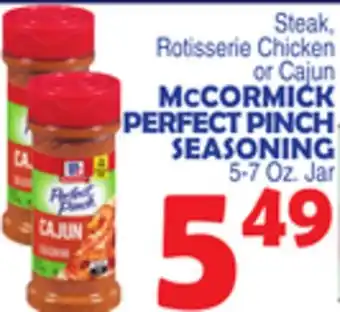 Bravo Supermarkets MCCORMICK PERFECT PINCH SEASONING offer