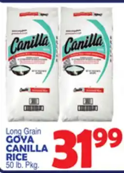 Bravo Supermarkets GOYA CANILLA RICE offer