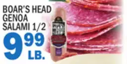Bravo Supermarkets BOAR'S HEAD GENOA SALAMI offer