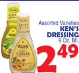 Bravo Supermarkets KEN'S DRESSING 9 Oz. Btl offer
