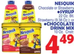 Bravo Supermarkets NESQUIK Chocolate or Strawberry • offer